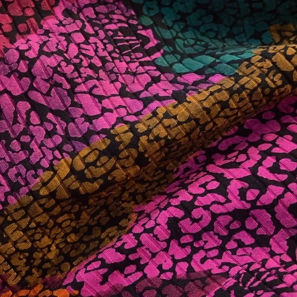 NWT!! FARM Rio - Rainbow Mix Jersey Dress - Size Large - Multicolor - Picture 7 of 8